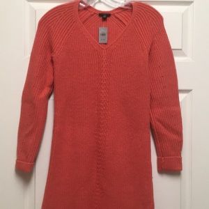 Red Sweater Dress 👗,long sleeve,XSP, red,19% wool